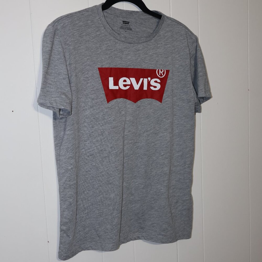 Levi’s Batwing Logo T-Shirt – Grey (Men’s M) - Picture 2 of 11